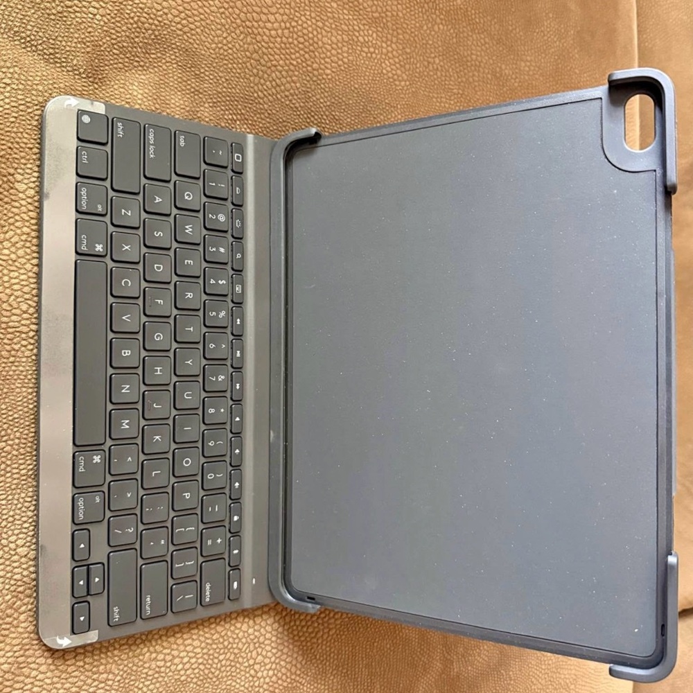Logitech Gray Tablet Keyboard Case